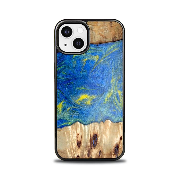 iPhone 13 Handyhülle aus Harz und Holz - Synergy#D128