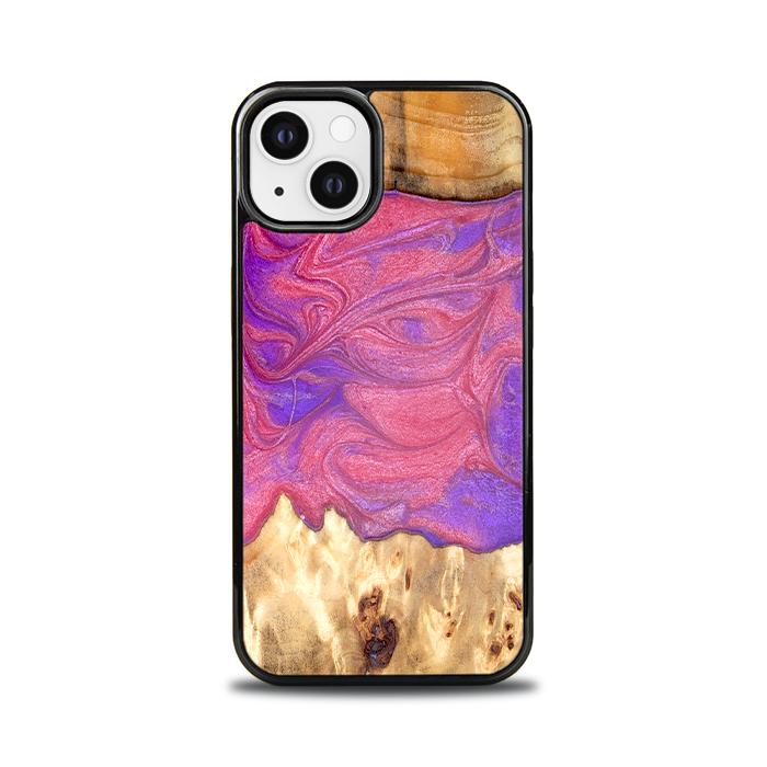iPhone 13 Handyhülle aus Harz und Holz - Synergy#D136