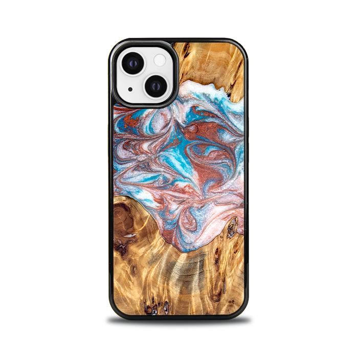 iPhone 13 Handyhülle aus Harz und Holz - Synergy#D138