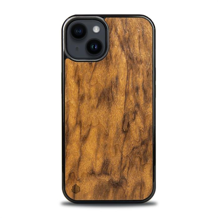 iPhone 14 Plus Handyhülle aus Holz - Imbuia