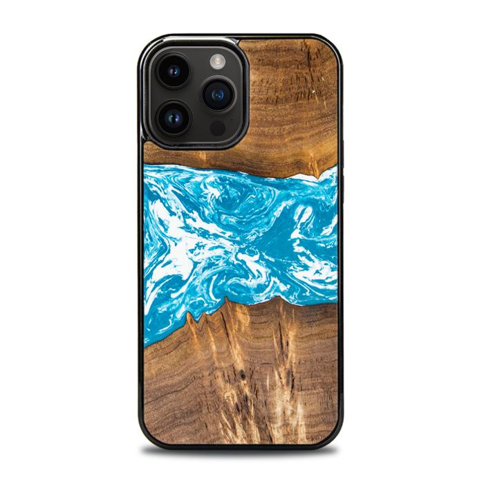 iPhone 14 Pro Max Handyhülle aus Harz und Holz - SYNERGY#A8