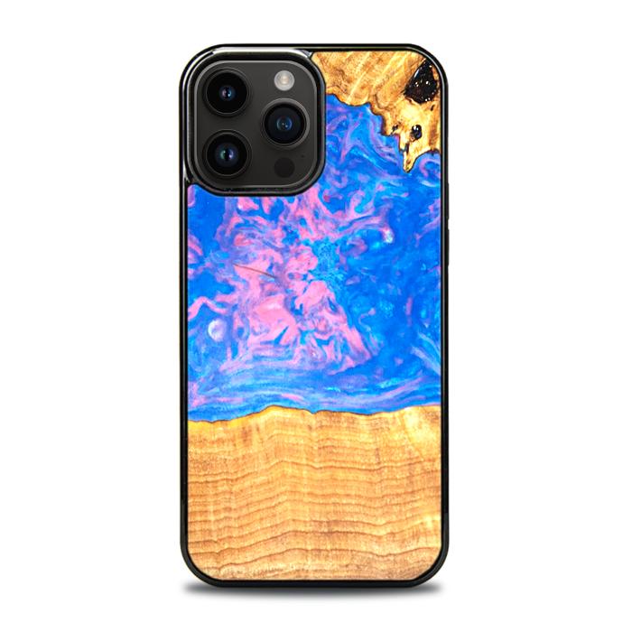 iPhone 14 Pro Max Handyhülle aus Harz und Holz - SYNERGY#B23