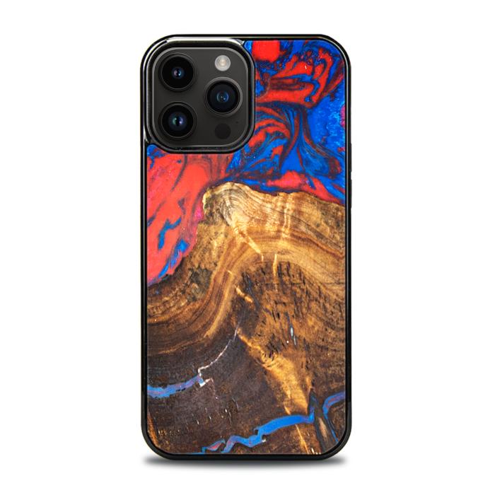 iPhone 14 Pro Max Handyhülle aus Harz und Holz - SYNERGY#B31