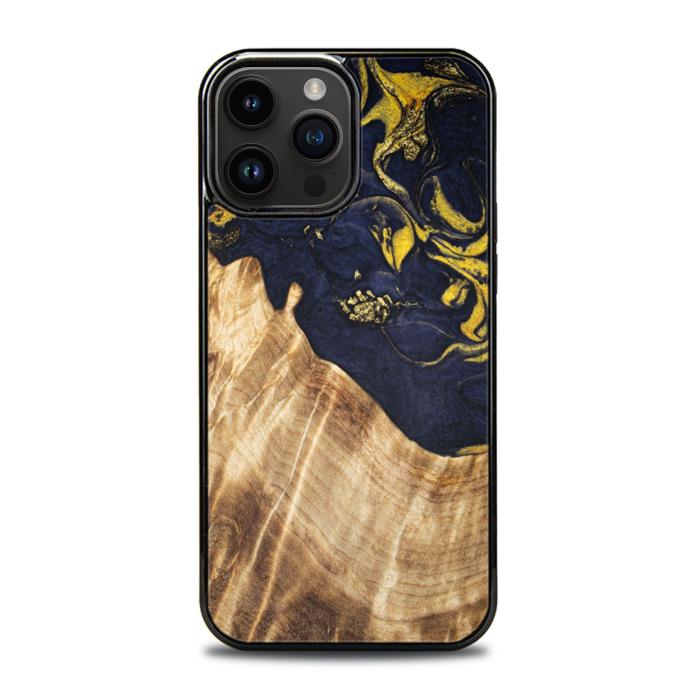 iPhone 14 Pro Max Handyhülle aus Harz und Holz - SYNERGY#C26