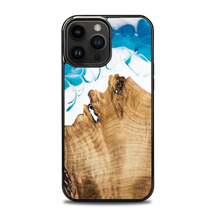 iPhone 14 Pro Max Handyhülle aus Harz und Holz - SYNERGY#C41