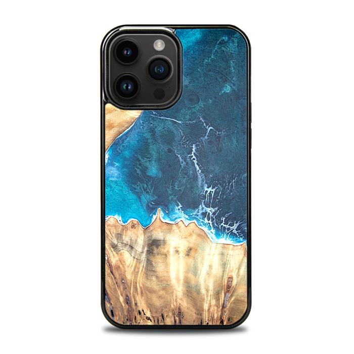 iPhone 14 Pro Max Handyhülle aus Harz und Holz - Synergy#D116