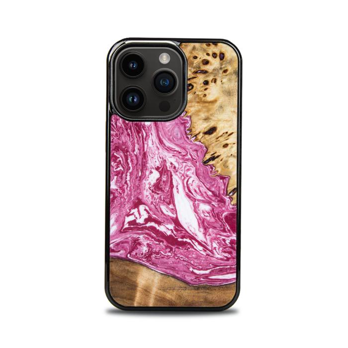 iPhone 14 Pro Handyhülle aus Harz und Holz - SYNERGY#129