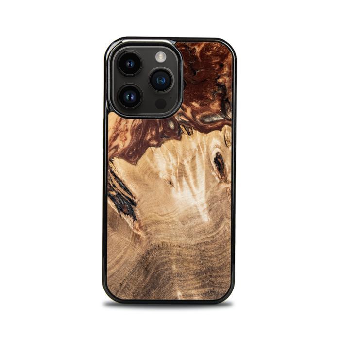 iPhone 14 Pro Handyhülle aus Harz und Holz - SYNERGY#A100