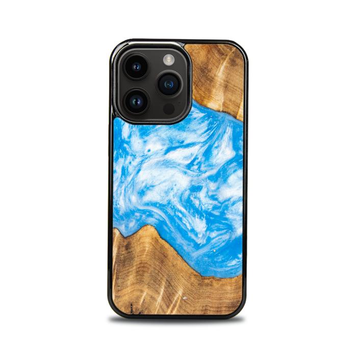 iPhone 14 Pro Handyhülle aus Harz und Holz - SYNERGY#A28