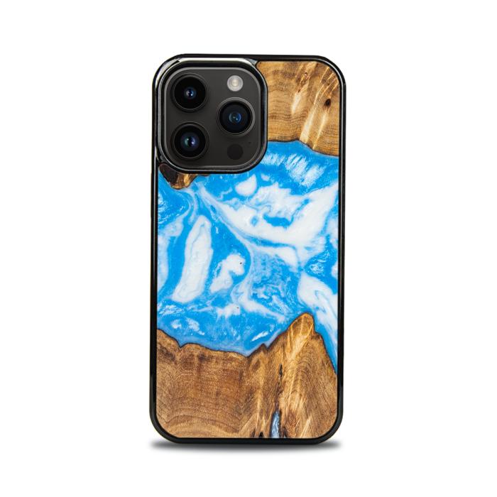 iPhone 14 Pro Handyhülle aus Harz und Holz - SYNERGY#A29