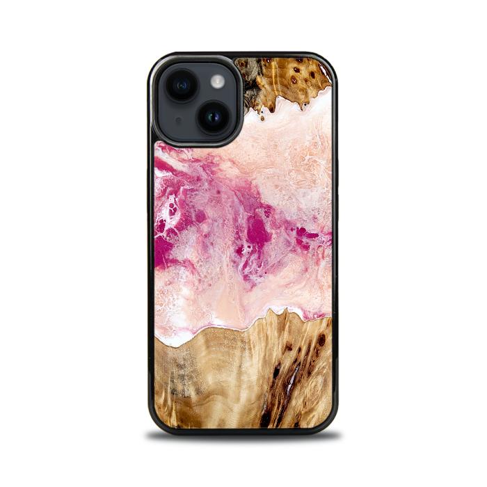 iPhone 14 Handyhülle aus Harz und Holz - Synergy#D119