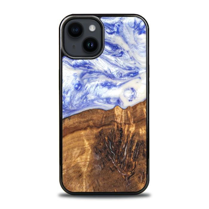 iPhone 15 Plus Handyhülle aus Harz und Holz - SYNERGY#B04