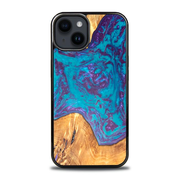 iPhone 15 Plus Handyhülle aus Harz und Holz - SYNERGY#B25