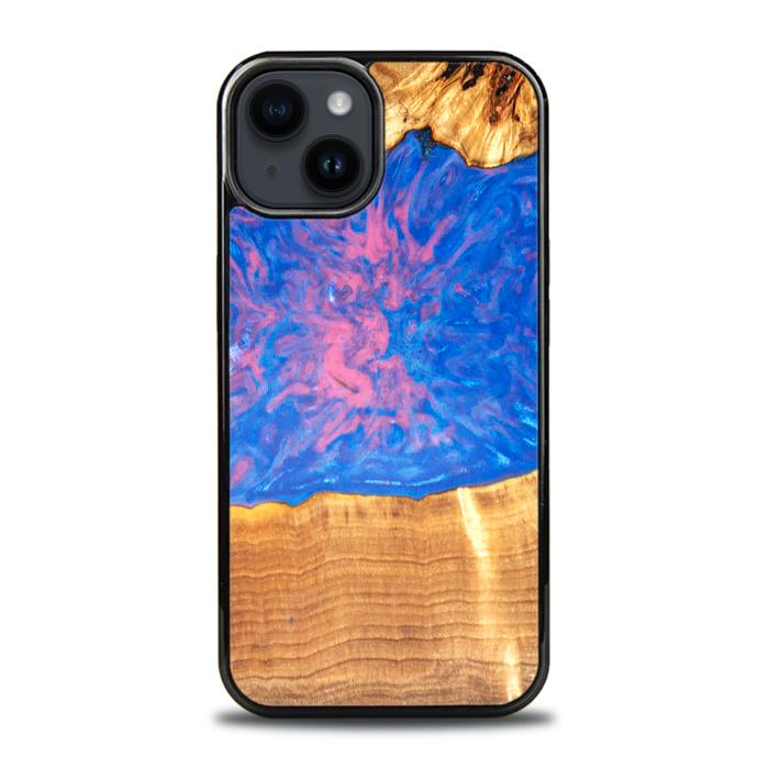 iPhone 15 Plus Handyhülle aus Harz und Holz - SYNERGY#B29