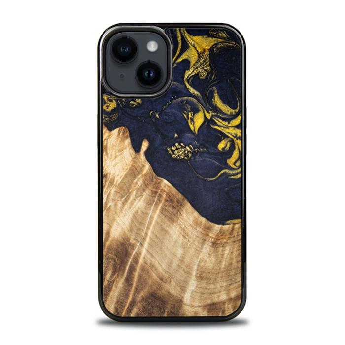 iPhone 15 Plus Handyhülle aus Harz und Holz - SYNERGY#C26