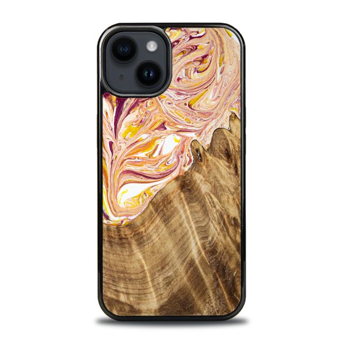 iPhone 15 Plus Handyhülle aus Harz und Holz - SYNERGY#C48