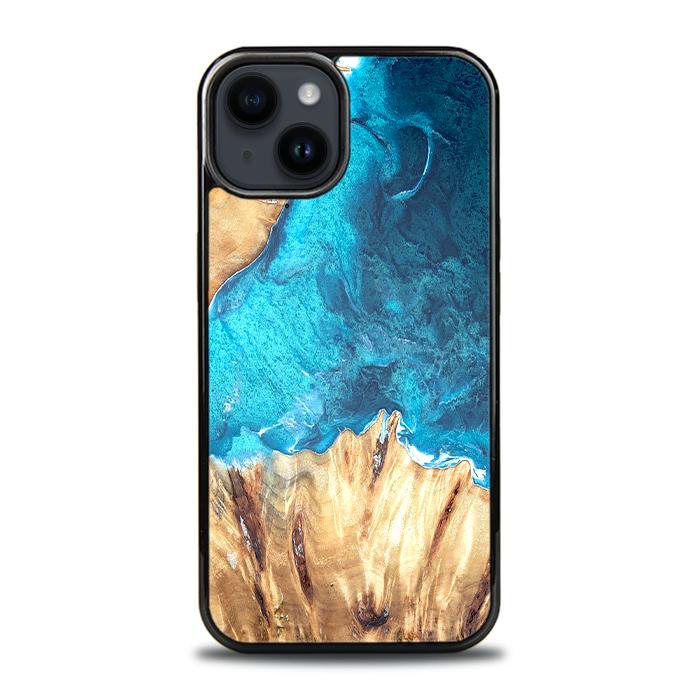 iPhone 15 Plus Handyhülle aus Harz und Holz - Synergy#D115