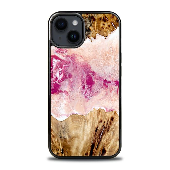 iPhone 15 Plus Handyhülle aus Harz und Holz - Synergy#D119