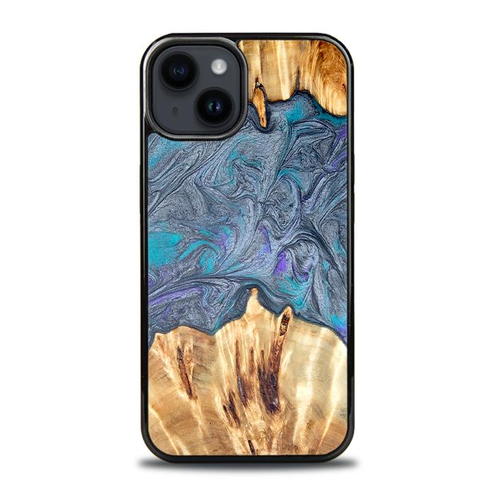 iPhone 15 Plus Handyhülle aus Harz und Holz - Synergy#D135
