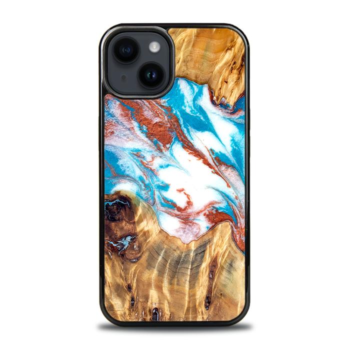 iPhone 15 Plus Handyhülle aus Harz und Holz - Synergy#D137