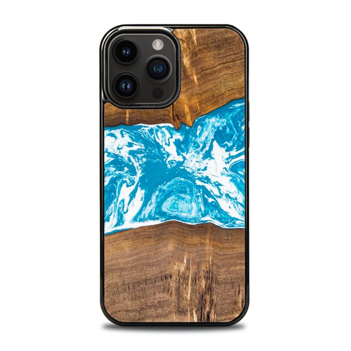 iPhone 15 Pro Max Handyhülle aus Harz und Holz - SYNERGY#A7