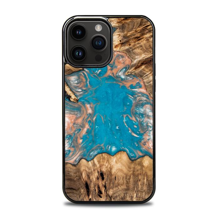 iPhone 15 Pro Max Handyhülle aus Harz und Holz - SYNERGY#A97