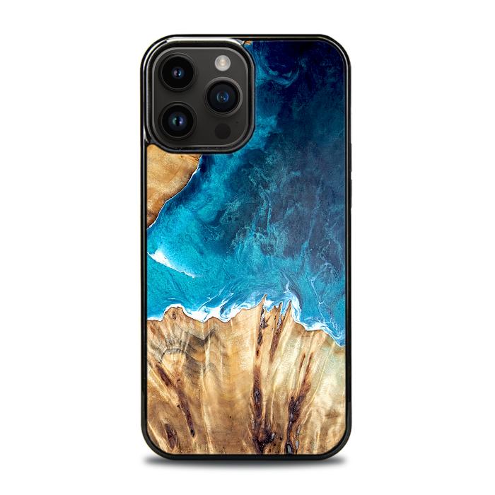 iPhone 15 Pro Max Handyhülle aus Harz und Holz - Synergy#D126