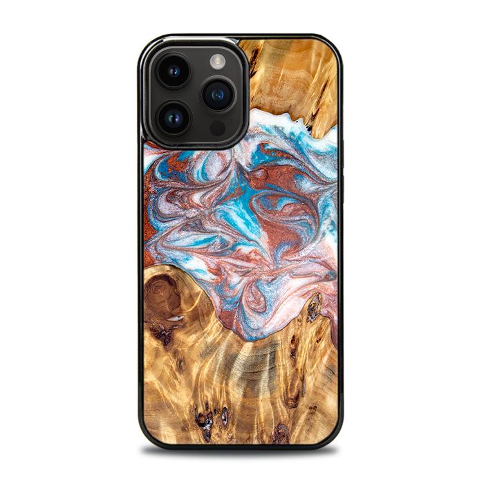 iPhone 15 Pro Max Handyhülle aus Harz und Holz - Synergy#D138
