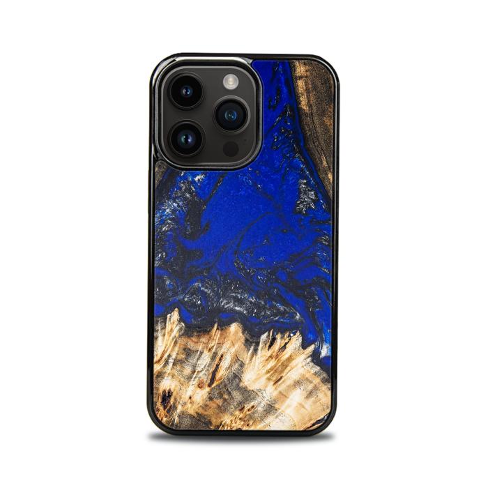 iPhone 15 Pro Handyhülle aus Harz und Holz - SYNERGY#176