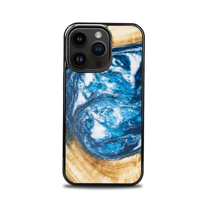 iPhone 15 Pro Handyhülle aus Harz und Holz - SYNERGY#350