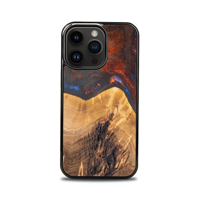 iPhone 15 Pro Handyhülle aus Harz und Holz - SYNERGY#A21