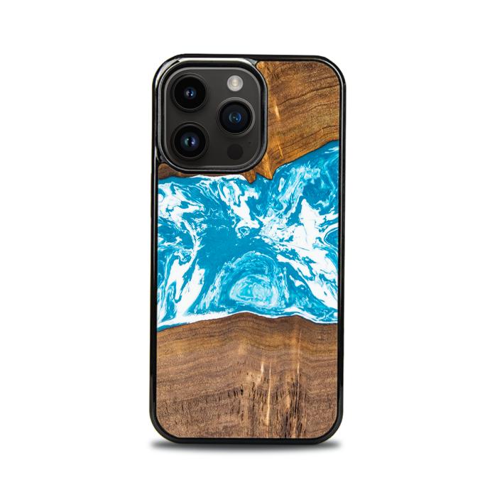iPhone 15 Pro Handyhülle aus Harz und Holz - SYNERGY#A7
