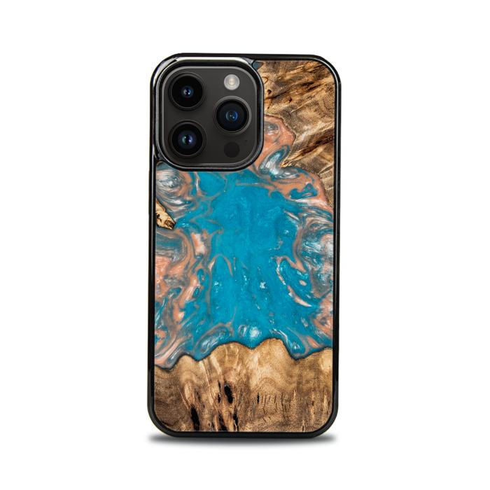 iPhone 15 Pro Handyhülle aus Harz und Holz - SYNERGY#A97