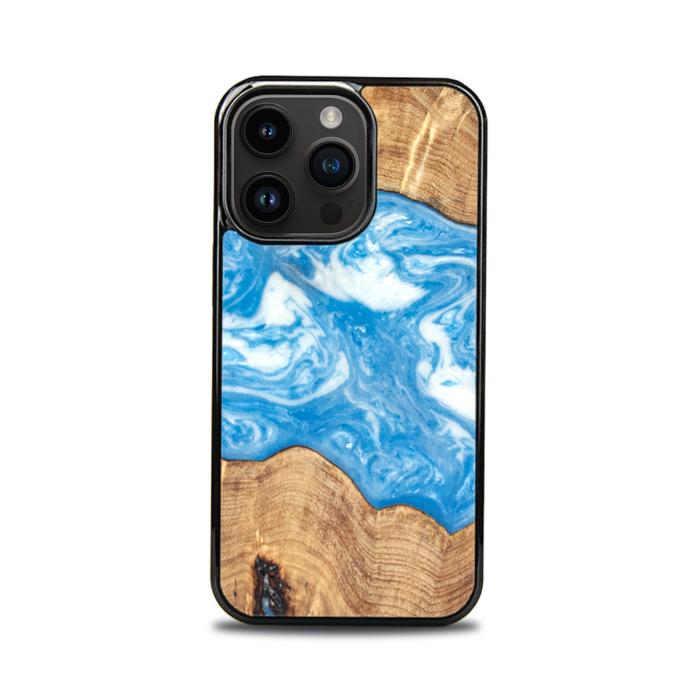 iPhone 15 Pro Handyhülle aus Harz und Holz - SYNERGY#B03