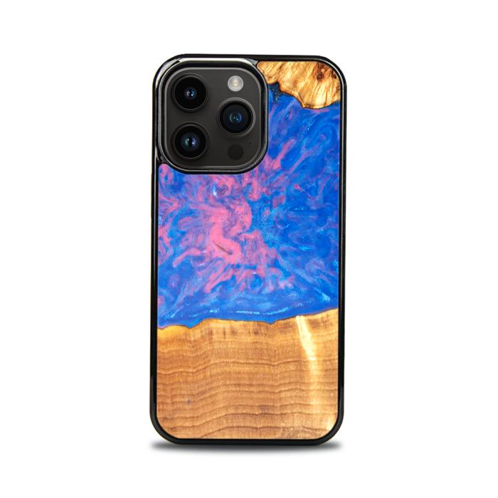 iPhone 15 Pro Handyhülle aus Harz und Holz - SYNERGY#B29