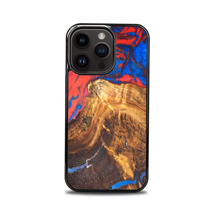 iPhone 15 Pro Handyhülle aus Harz und Holz - SYNERGY#B31