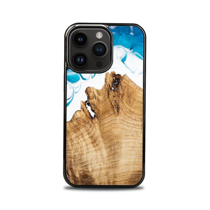 iPhone 15 Pro Handyhülle aus Harz und Holz - SYNERGY#C41