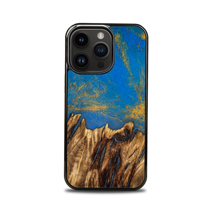 iPhone 15 Pro Handyhülle aus Harz und Holz - SYNERGY#C43