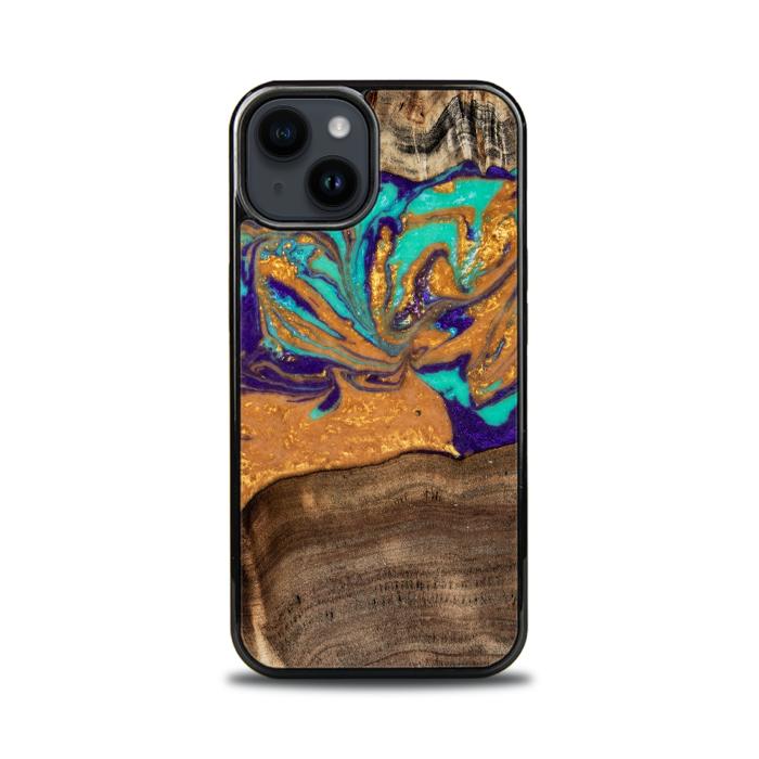 iPhone 15 Handyhülle aus Harz und Holz - SYNERGY#A122