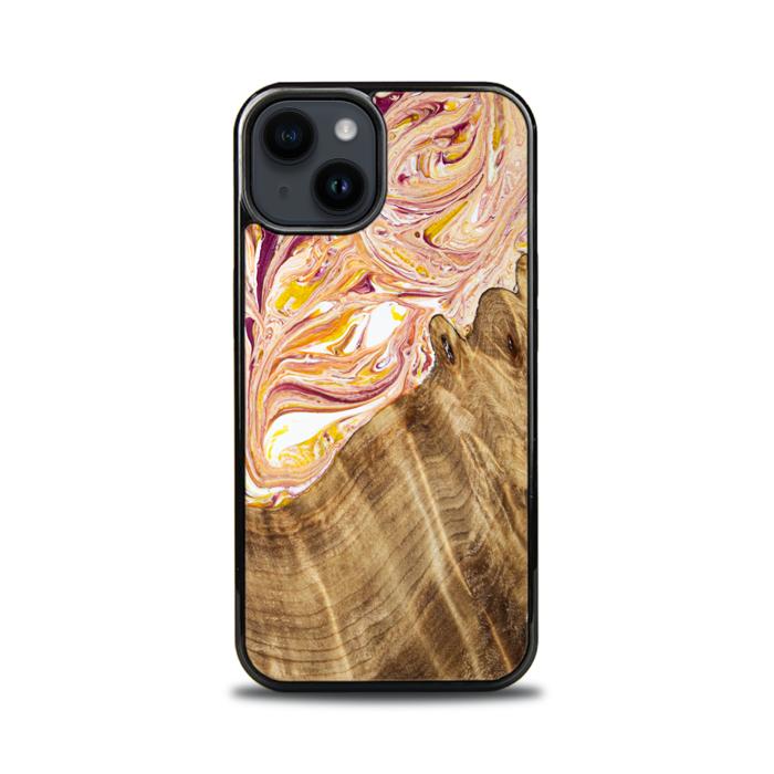 iPhone 15 Handyhülle aus Harz und Holz - SYNERGY#C48
