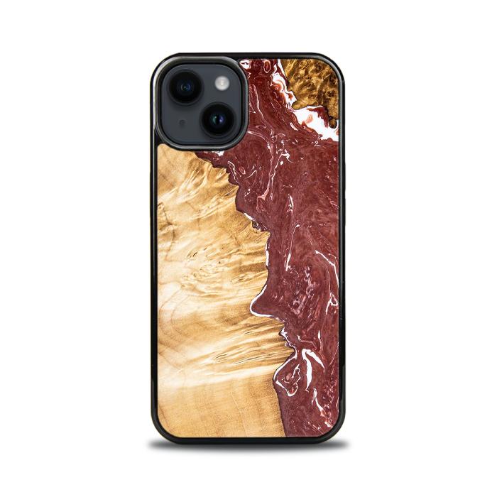 iPhone 15 Handyhülle aus Harz und Holz - Synergy#316