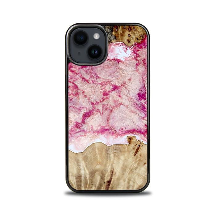 iPhone 15 Handyhülle aus Harz und Holz - Synergy#D101