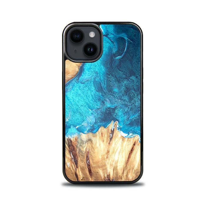 iPhone 15 Handyhülle aus Harz und Holz - Synergy#D115