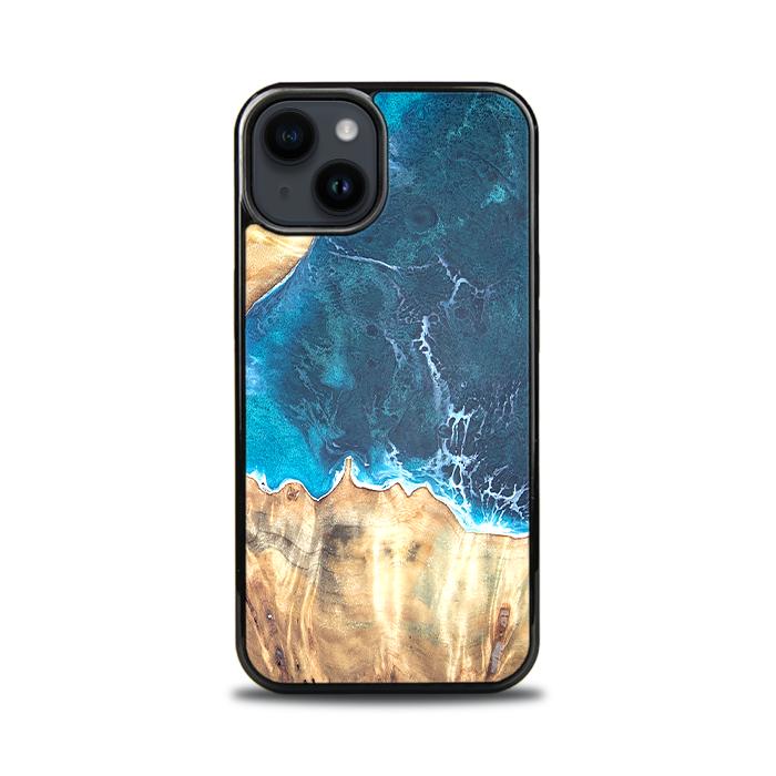 iPhone 15 Handyhülle aus Harz und Holz - Synergy#D116