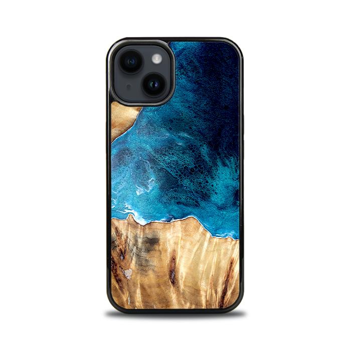 iPhone 15 Handyhülle aus Harz und Holz - Synergy#D127