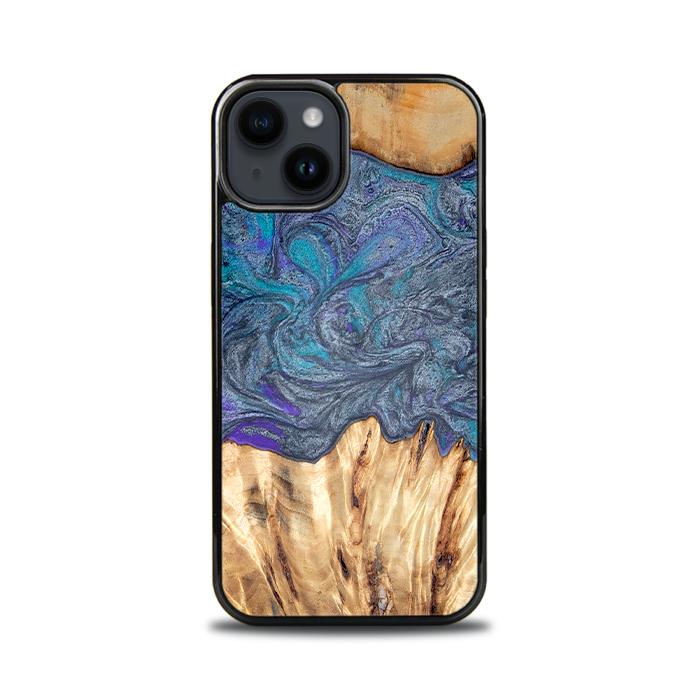 iPhone 15 Handyhülle aus Harz und Holz - Synergy#D132