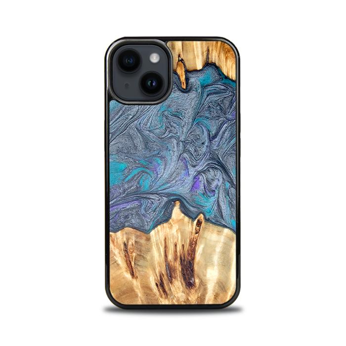 iPhone 15 Handyhülle aus Harz und Holz - Synergy#D135