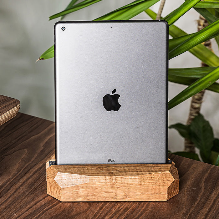 Laptop-Ständer Geometrische Eiche