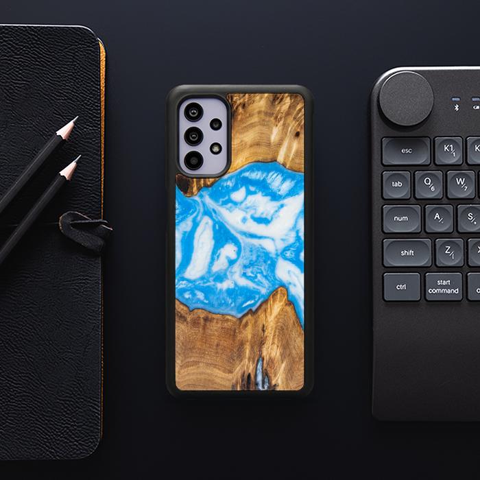 Samsung Galaxy A32 4G Handyhülle aus Harz und Holz - SYNERGY#A29
