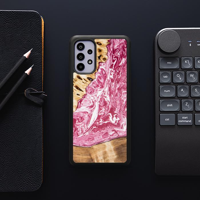 Samsung Galaxy A32 4G Handyhülle aus Harz und Holz - SYNERGY#A99